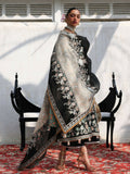 Hussain Rehar Luxury Lawn'26 Eid Edit Embroidered Unstitched 3-Piece Suit-Sable
