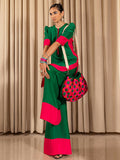 Hussain Rehar Pay Day Vol II Raw Silk Stitched 2-Piece Suit-Lyre