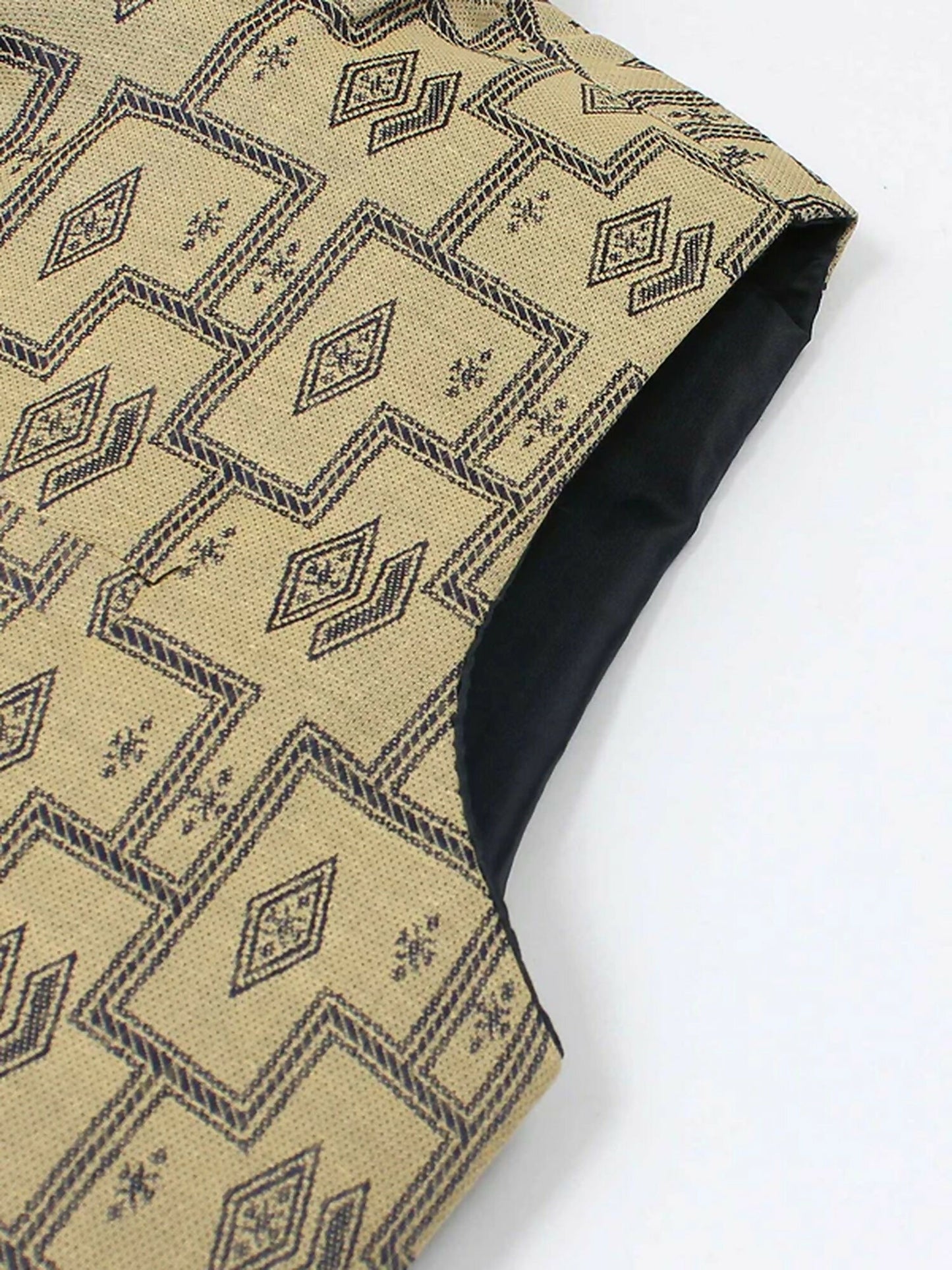 Velvour Boys Jacquard Printed Waistcoat-VW06-C