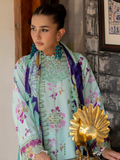 Naqsh Festive Edit Print Kari Lawn Embroidered Unstitched 3-Piece Suit-N-00114