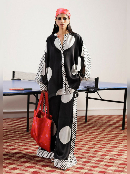 Black Hussain Rehar Pay Day Volume - ||| Silk Printed Stitched 2-Peice Suit-Yin