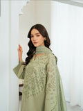 Mahnur Sera Pret'26 Lawn Embroidered Unstitched 3-Piece Suit-SP-08
