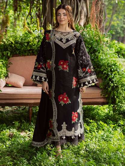 Parishay Winterwood Tales Khaddar Embroidered Unstitched 3-Piece Suit- WW - 07