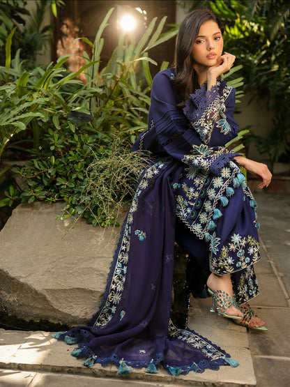 Mahnur Shanaya Vol 2 Lawn Embroidered Unstitched 3-Piece Suit-SH-10