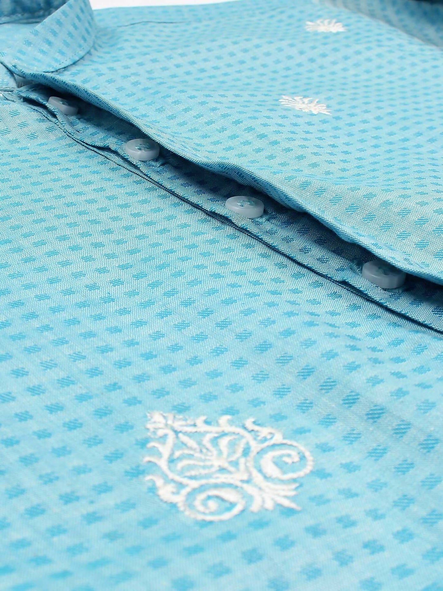 Velvour Boys Cotton Embroidered Stitched Kurta-VB196-D