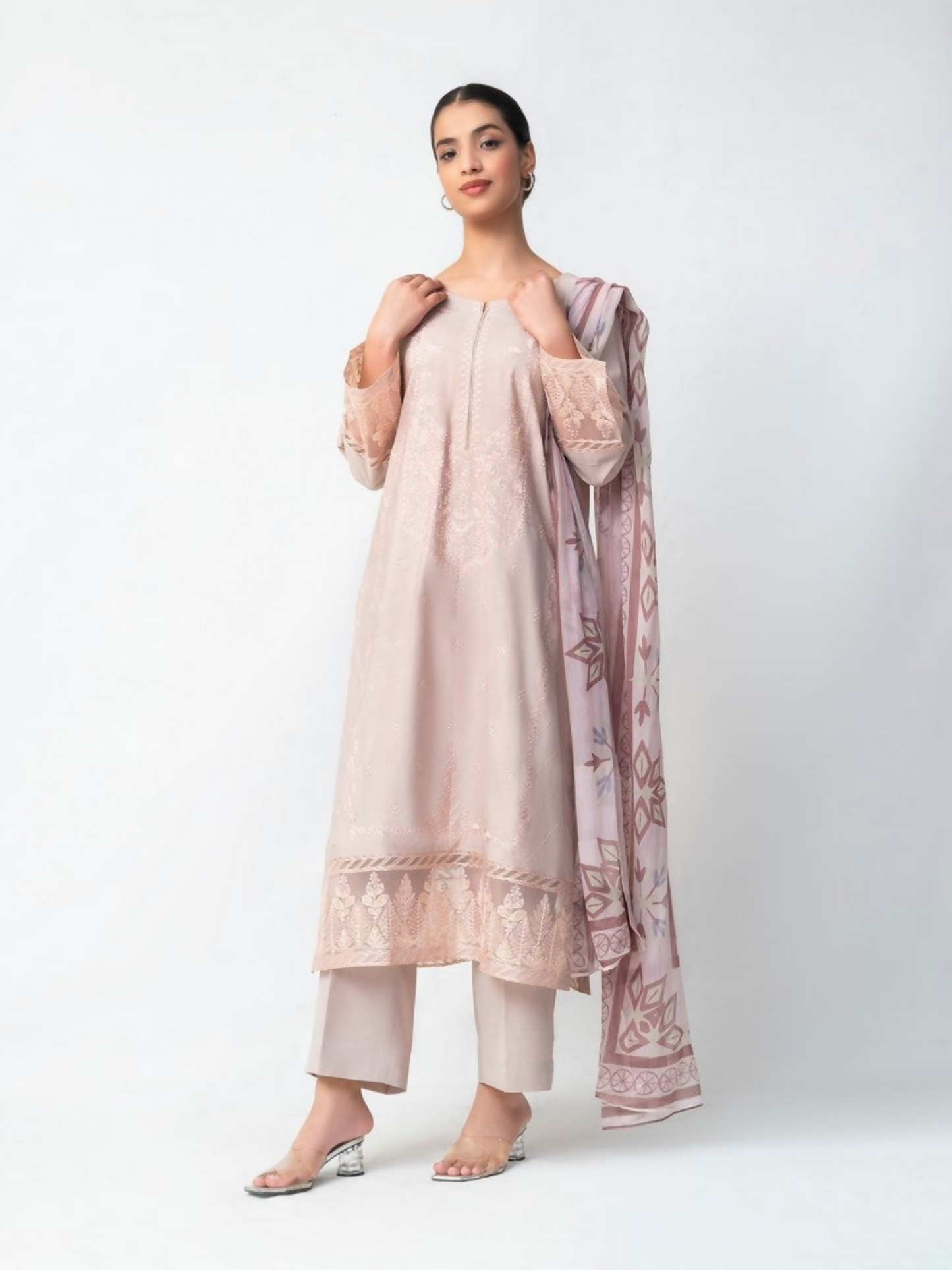 Imran Aftab Maya Winter Karandi Embroidered Unstitched 3-Piece Suit-IAKC-UF-32