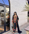 Tawakal Closet Linen Embroidered Stitched 3-Piece Suit-Multi Color Black