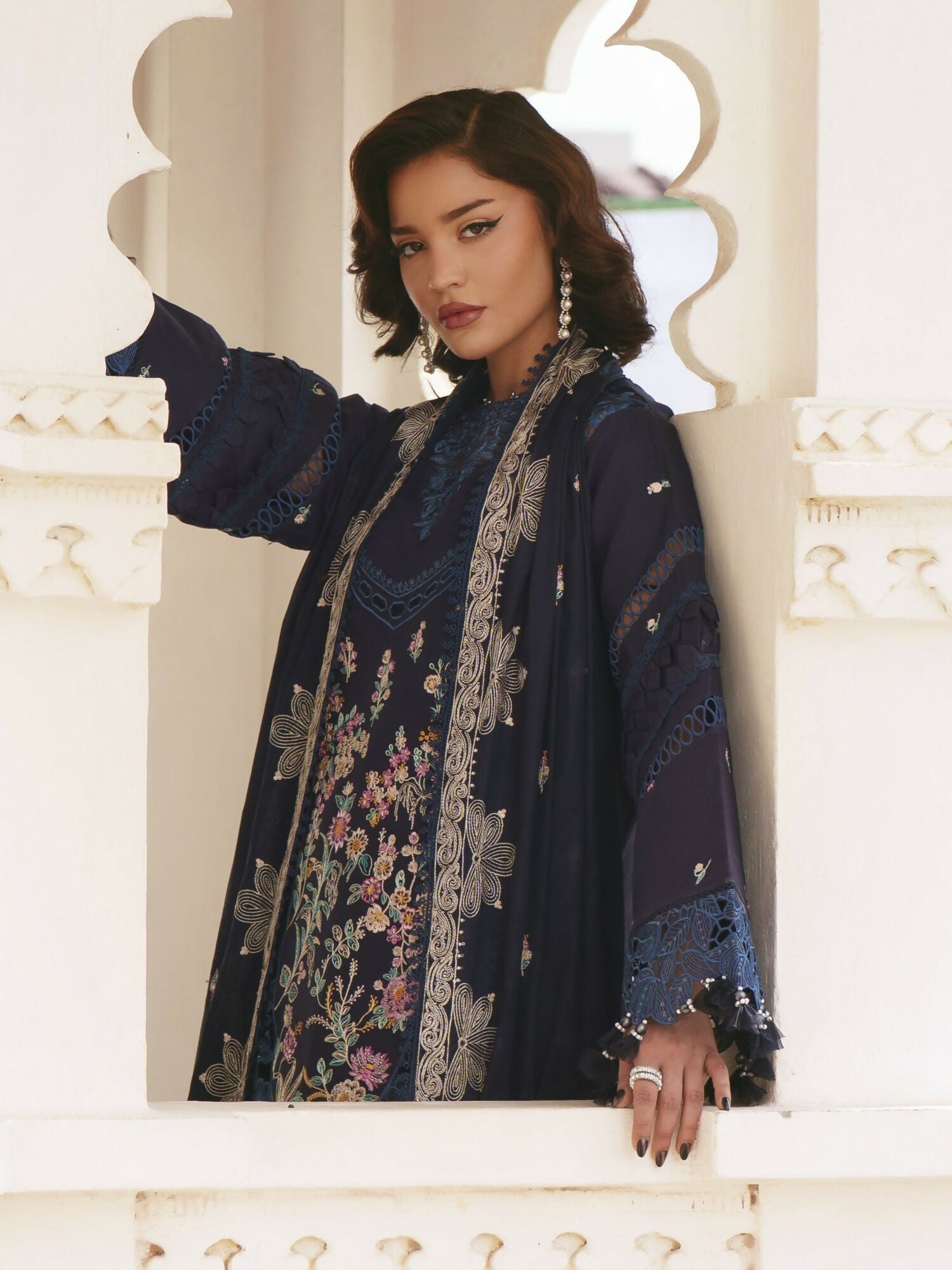 Parishay Shangrila Lawn Embroidered Unstitched 3-Piece Suit-SLA-01