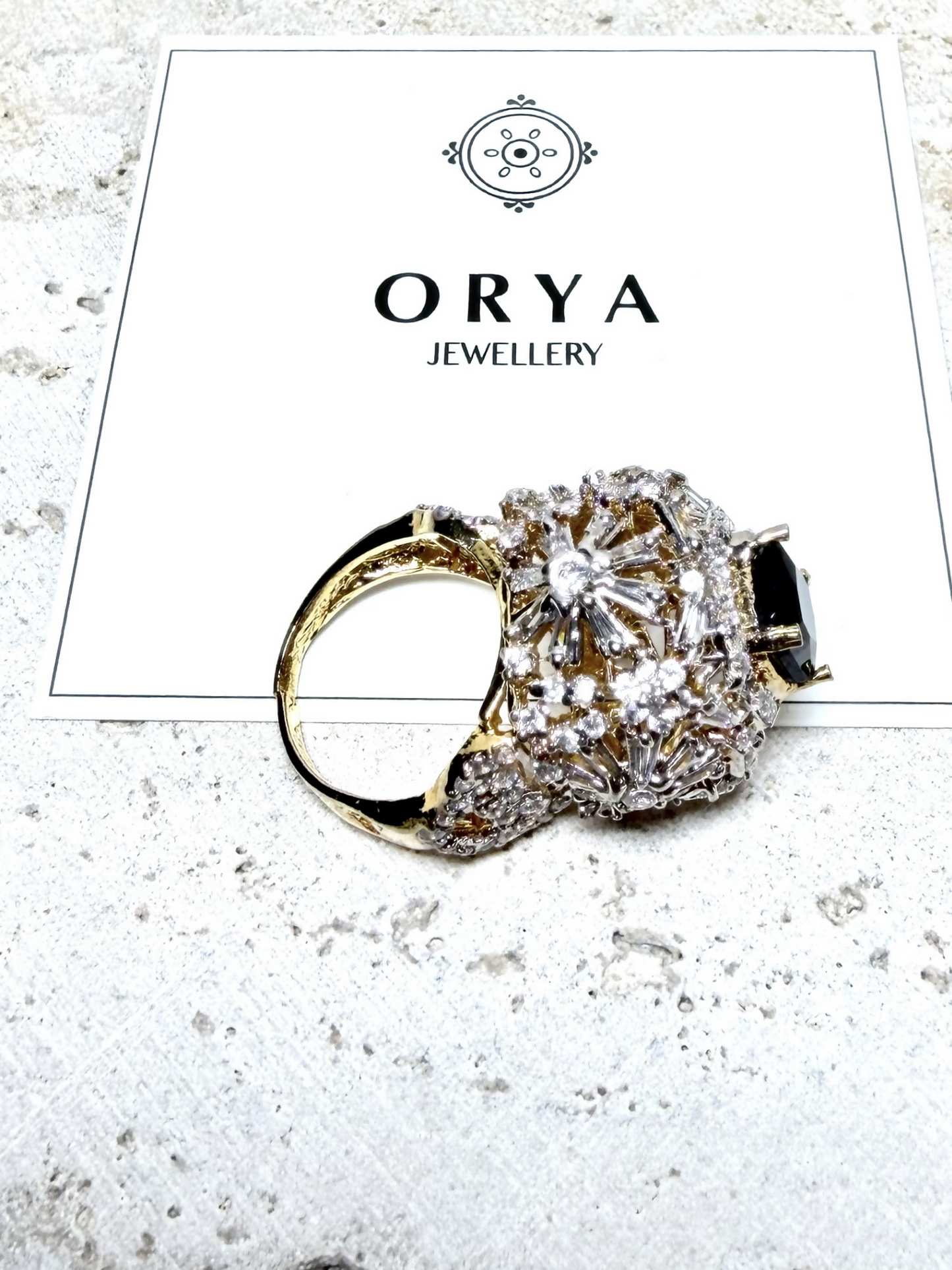 Orya Jewellery Adjustable Crest Ring