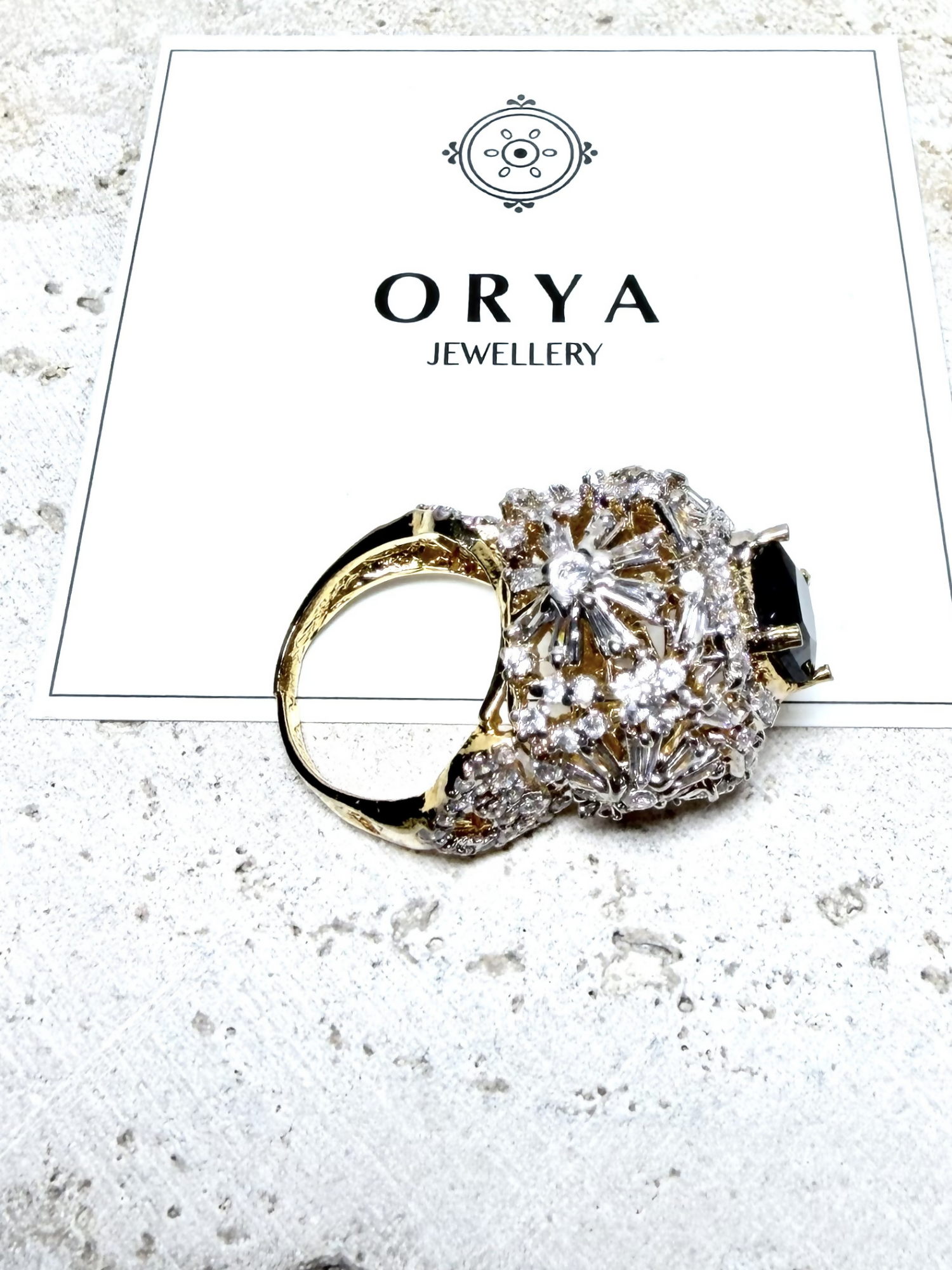 Orya Jewellery Adjustable Crest Ring