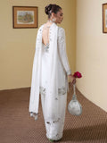 Hussain Rehar Pret SS'25 Raw Silk Embellished Stitched 3-Piece Suit-Swoon