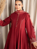 Panache Apparel Winter Basics Khaddar Embroidered Stitched Suit-Feathers