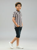 Velvour Boys Pique Tipping Collar Polo Shirt-VP16-C