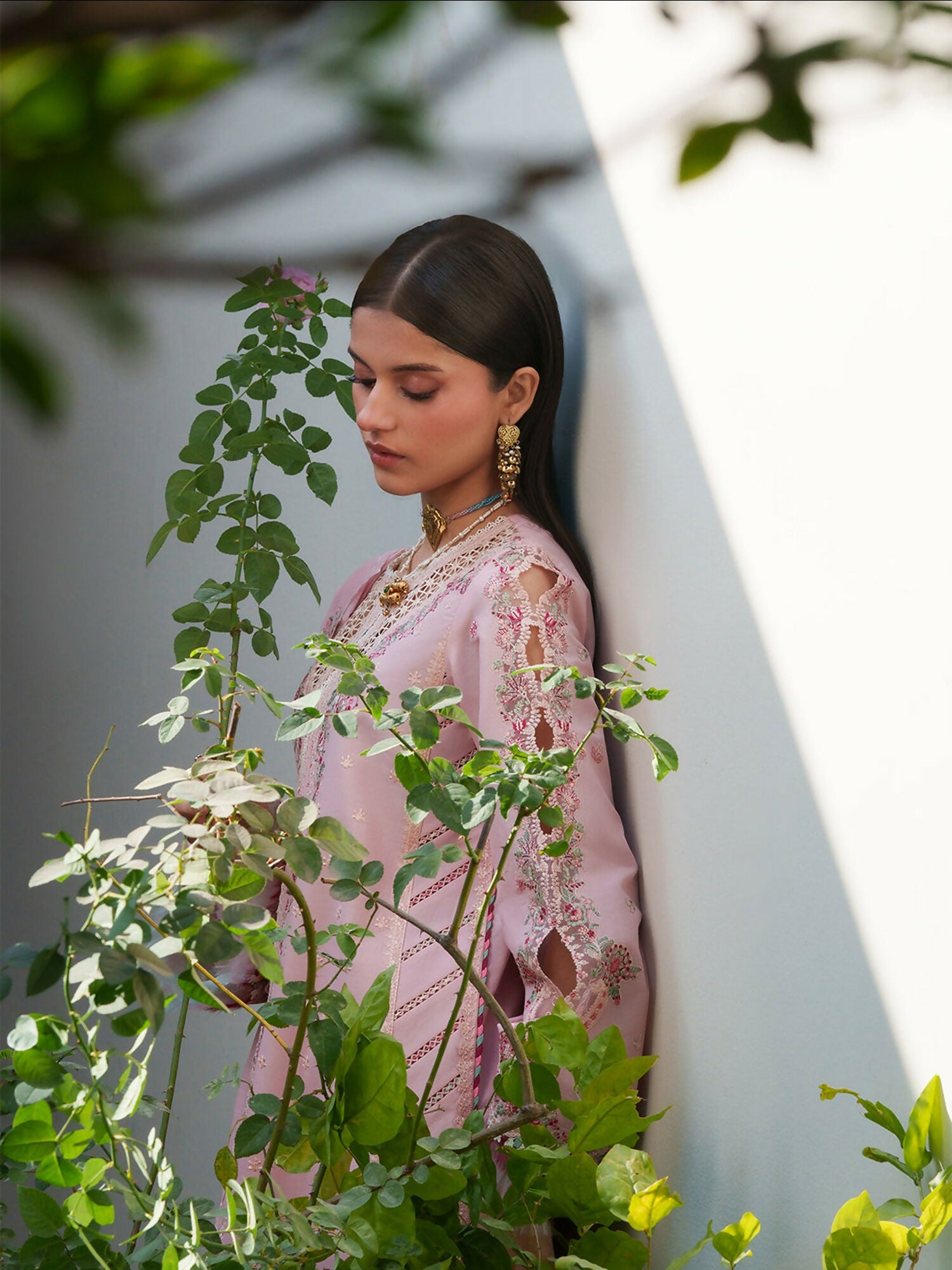 Binilyas Lumina Heritage Dore Summer'26 Embroidered Stitched 3-Piece Suit-176-B