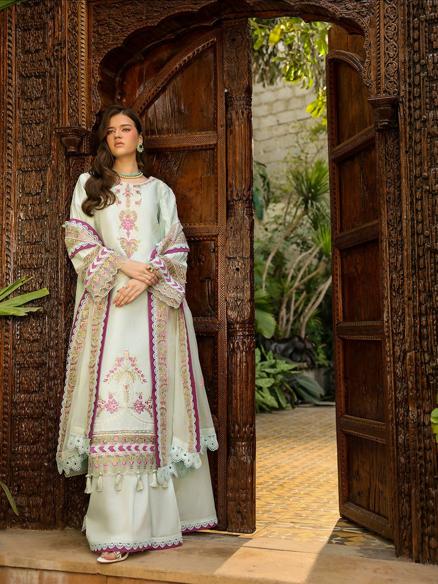Mahnur Shanaya Vol 2 Lawn Embroidered Unstitched 3-Piece Suit-SH-12