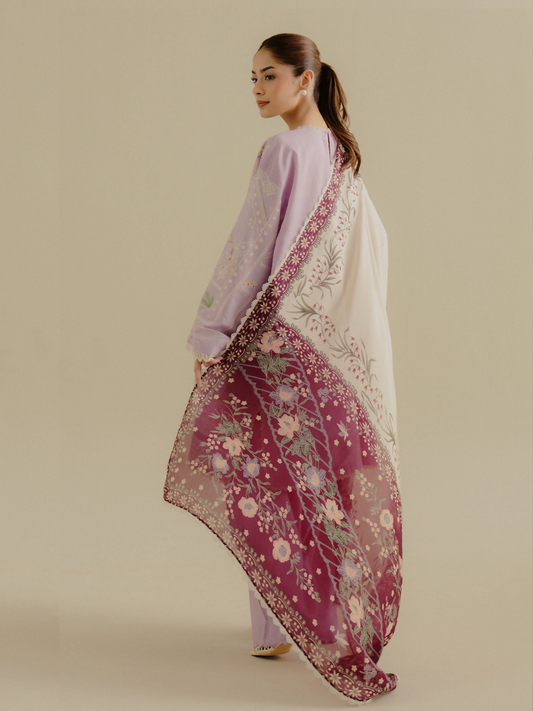 COCO by Zara Shahjahan Lawn Embroidered Unstitched 3-Piece Suit-Nyssa-10B