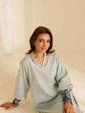 Mahnur Lawn Embroidered Stitched 2-Piece Suit-Crystal