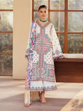 Binilyas Mehroze Luxury Lawn Embroidered Unstitched 3-Piece Suit-92 - A