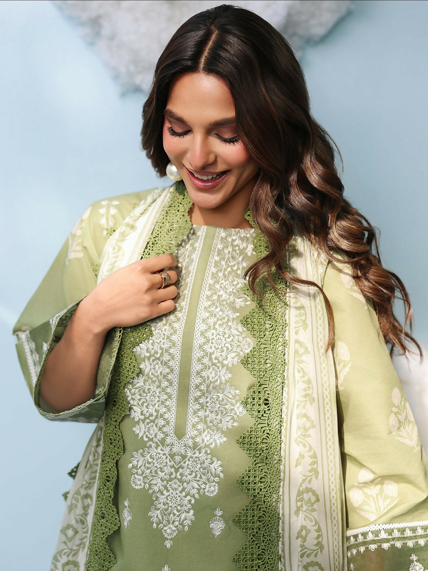 Mahnur Anaya Vol.2 Lawn Embroidered Stitched 3-Piece Suit-AN-2-16