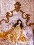 Mahnur Sophie Luxury Lawn Embroidered Stitched 3-Piece Suit-Rosy