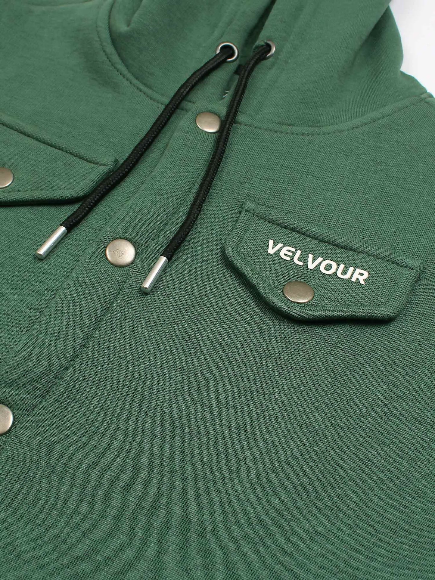 Velvour Fleece Hooded Tracksuit-VWT39-A