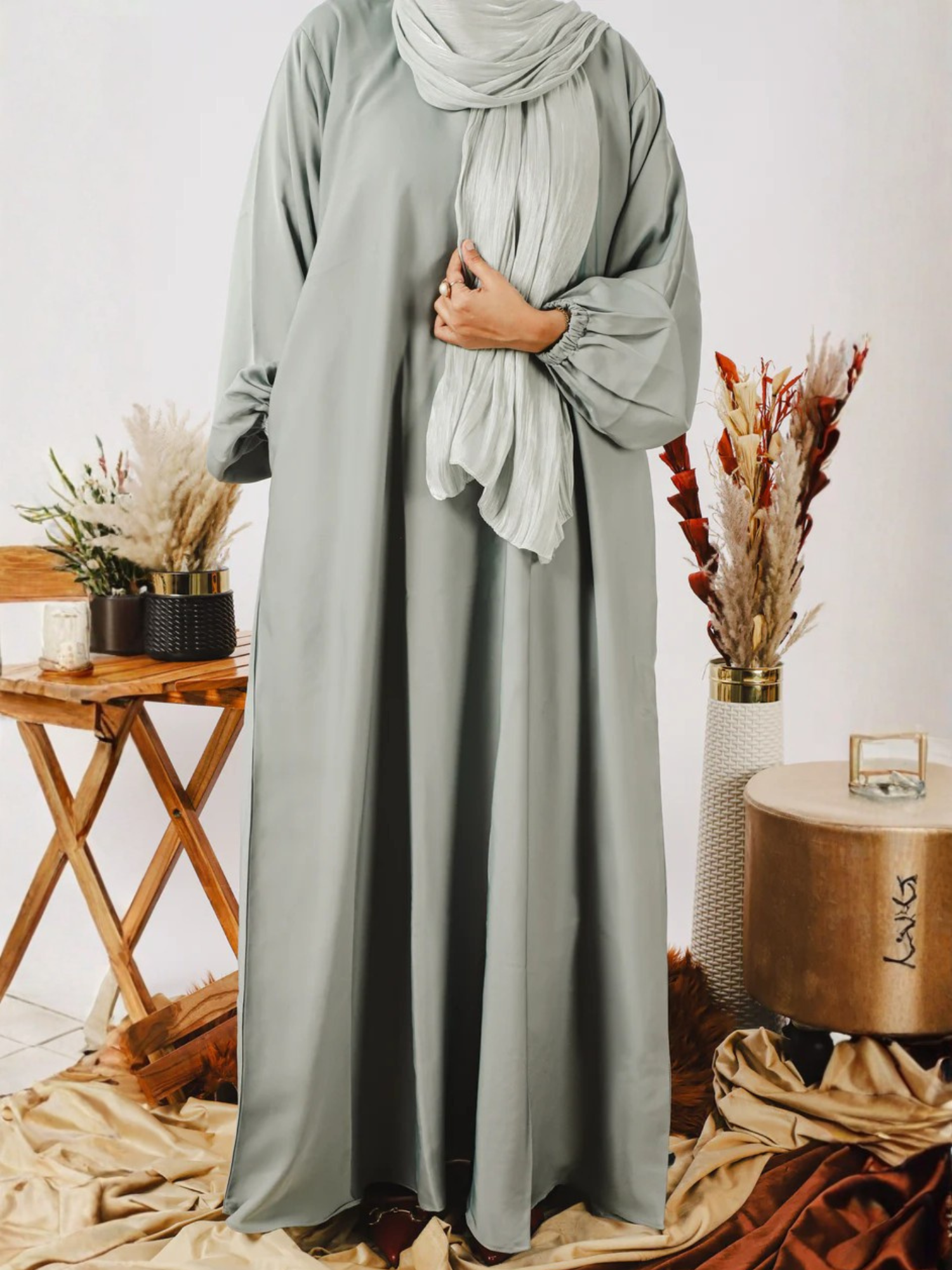 Mint Green-Nourah Nida Abaya-Haya