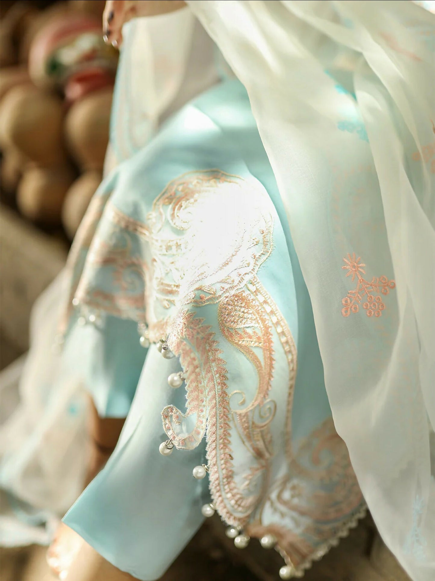 Binilyas Lawn Embroidered Unstitched 3-Piece Suit-2031-A