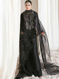 Hussain Rehar Basic Not Basic 2 Raw Silk Embellished Stitched 3-Piece Suit-Corvus