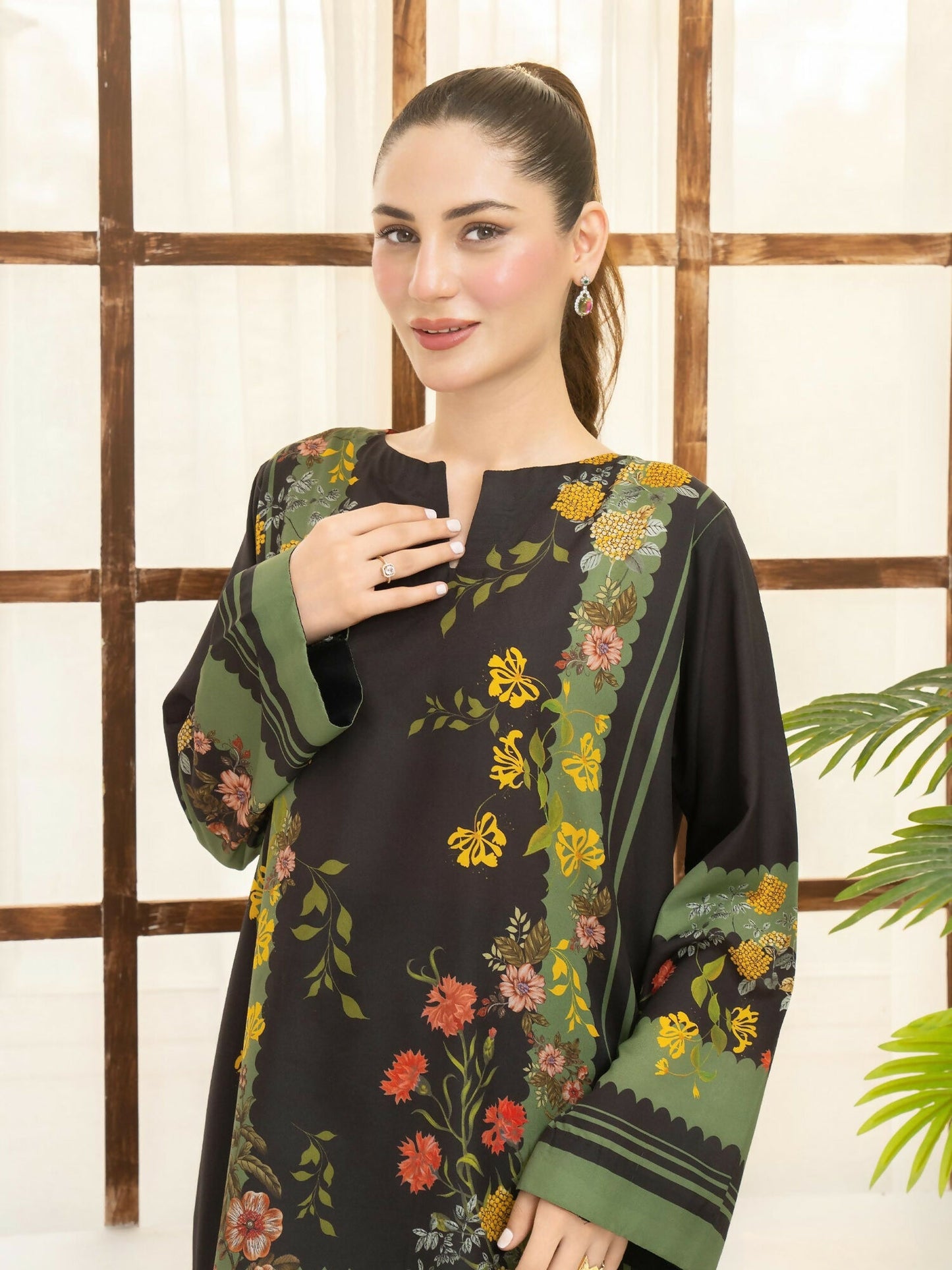 Panache Apparel Florise Lawn Printed Co-Ord Set-Dream Night