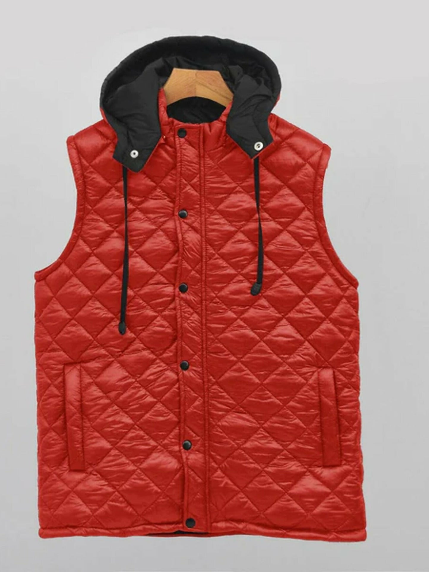 Removeable Hood Ultralight Puffer Gillet-13117
