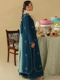 Mannat Clothing Boho Summer'26 Cotton Embroidered Stitched Suit-Sapphire