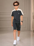 Velvour Boys Single Jersey Tracksuit-VST75-B