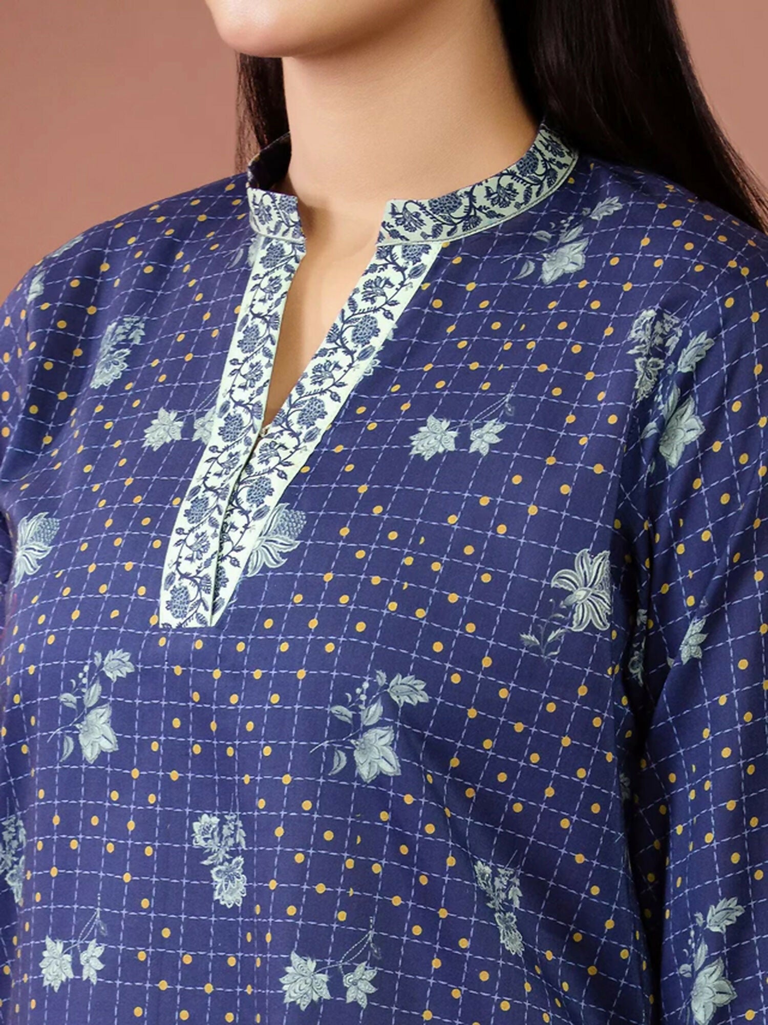 Edenrobe Allure Summer Lawn Printed Unstitched 3-Piece Suit-EWU5A1-35238