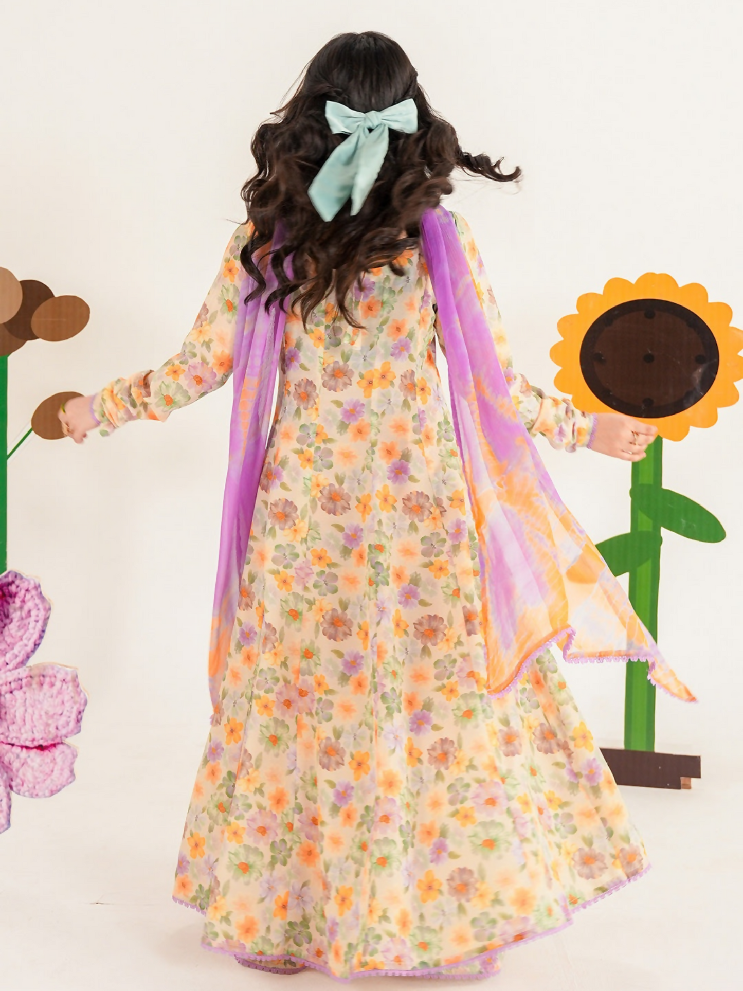 Panache Apparel Bloomie Silk Lawn Printed Stitched Suit-Tulipie