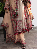 Hussain Rehar Karandi A/W'24 Embroidered Unstitched 3-Piece Suit-Lali