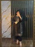 Siraphina Winter Cotton Embroidered Stitched 3-Piece Suit-SP-1033