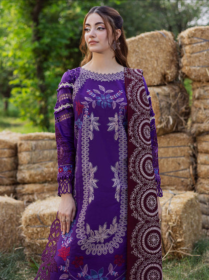 Parishay Winterwood Tales Khaddar Embroidered Unstitched 3-Piece Suit- WW - 11