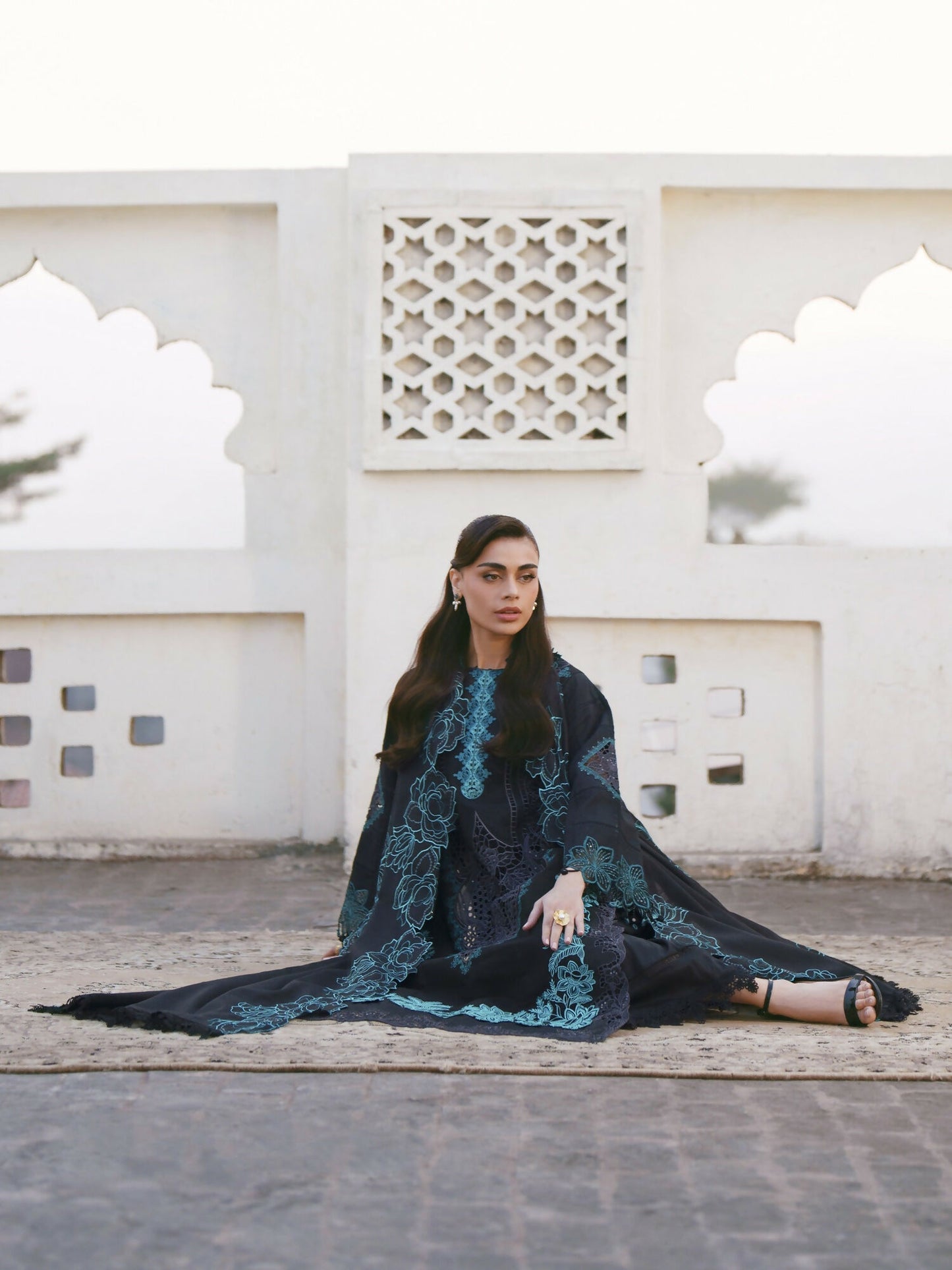 Parishay Shangrila Lawn Embroidered Unstitched 3-Piece Suit-SLA-03