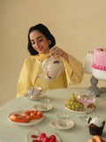Mannat Clothing Boho Summer'26 Cotton Embroidered Stitched Suit-Buttercup