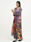 Imran Aftab Basant Mela Raw Silk Printed Stitched 3-Piece Suit-IARP 05