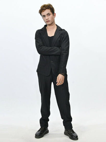 Jupiter Celebrity Self Textured Casual Pant Coat-14866