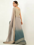 Imran Aftab Chiffon Printed Unstitched Saree-IASC 02