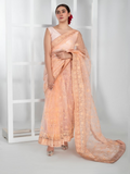 Imran Aftab Lux Winter Wedding Organza Embroidered Unstitched Saree-IASC-31