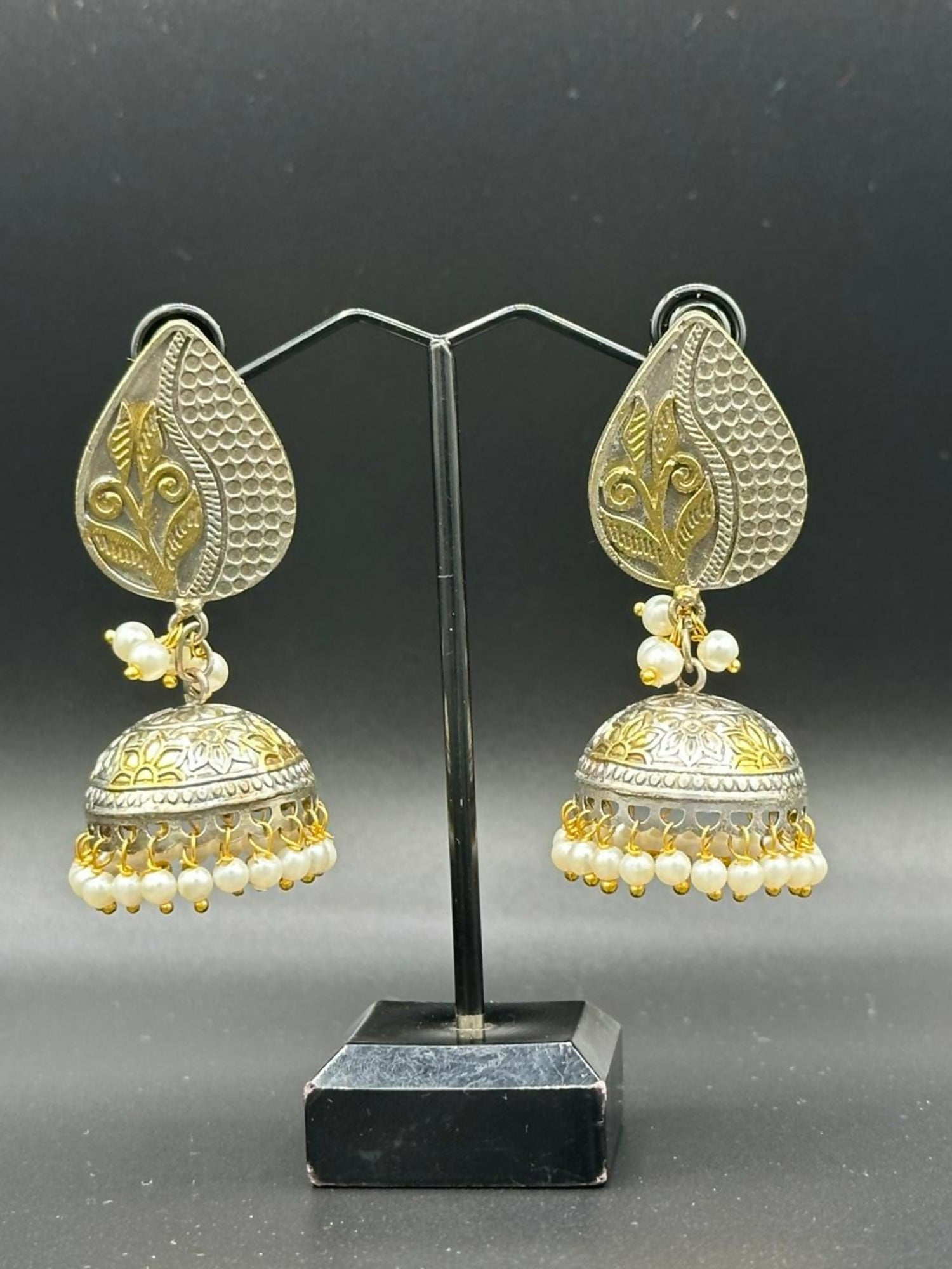 H&A Jewellery Oxidized Jhumka