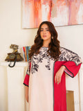 MH Cloth House Poly Lawn Printed Co-Ord Set-Laal Ishq