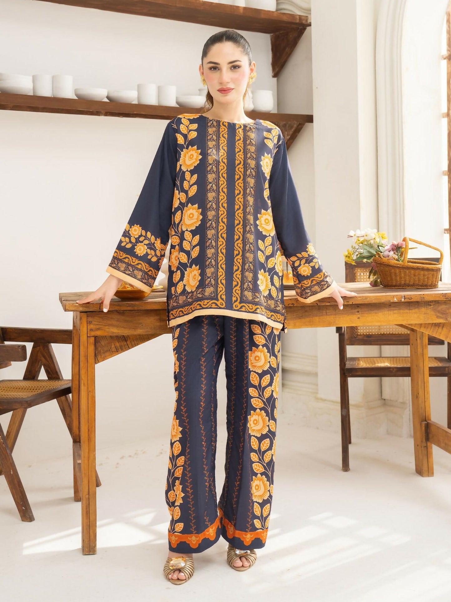 Panache Apparel Florise Lawn Printed Co-Ord Set-Floryn