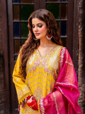Fatima Hussain Lawn Embroidered Unstitched 3-Piece Suit-Hana