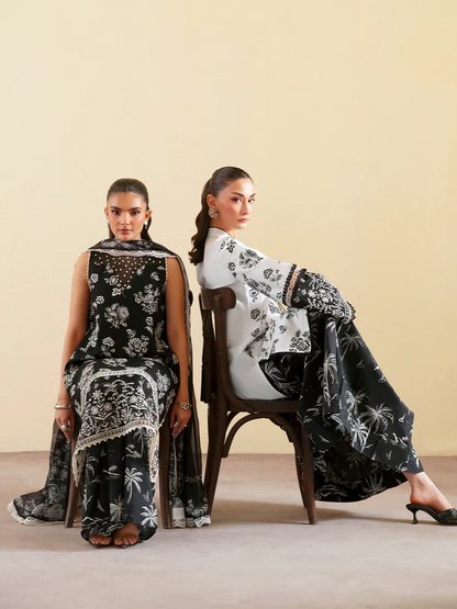 Mahnur Ember Lawn Embroidered Unstitched 3-Piece Suit-EM-003