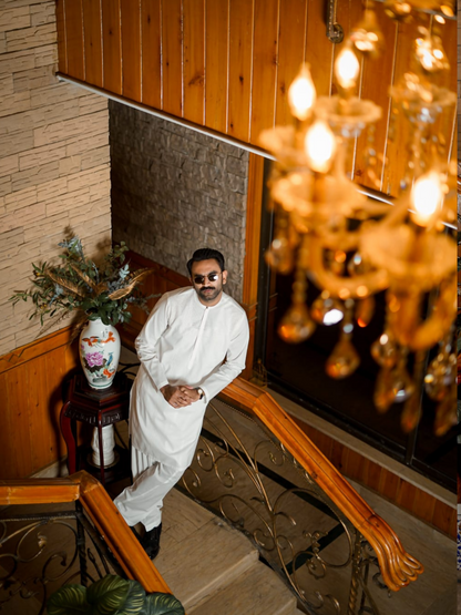 Fabrich Virsa Cotton Embroidered Unstitched Shalwar Kameez-FAB-8813