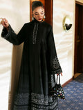 Hussain Rehar The Scent Luxury Pret SS'25 Raw Silk Embellished 3-Piece Suit-Noer